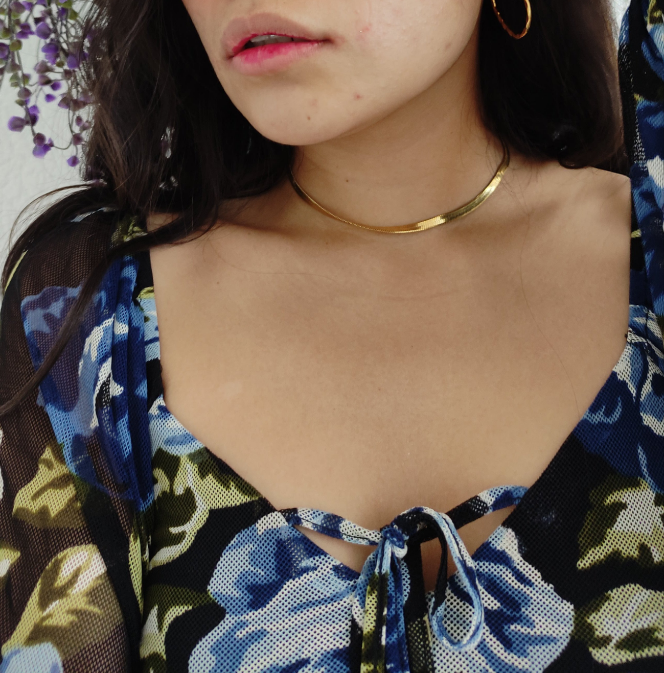 choker estilo panza de vibora