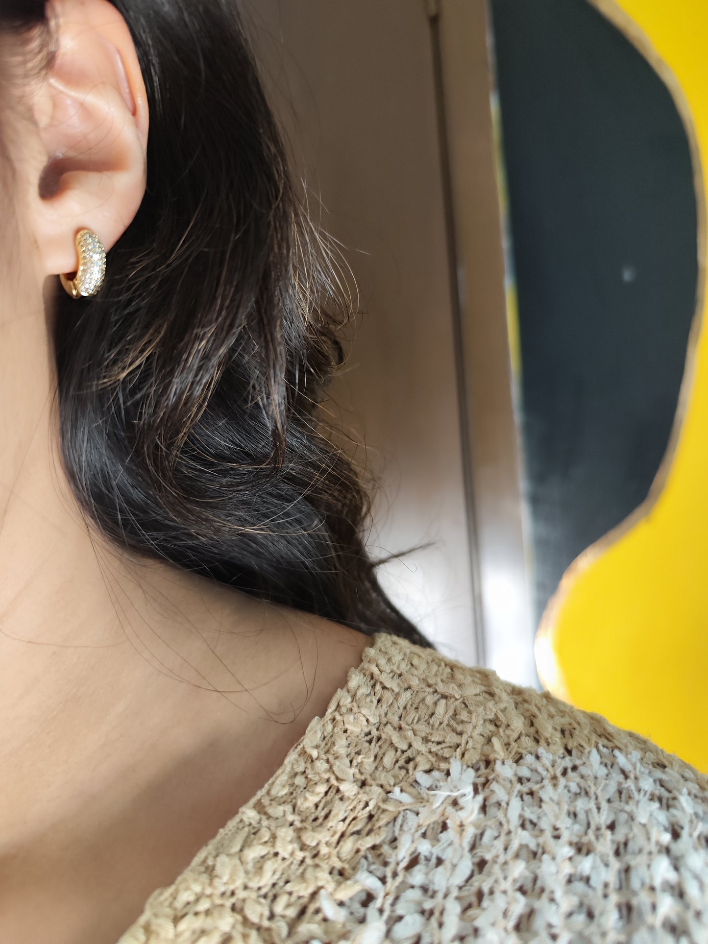 crystal hoops ✨