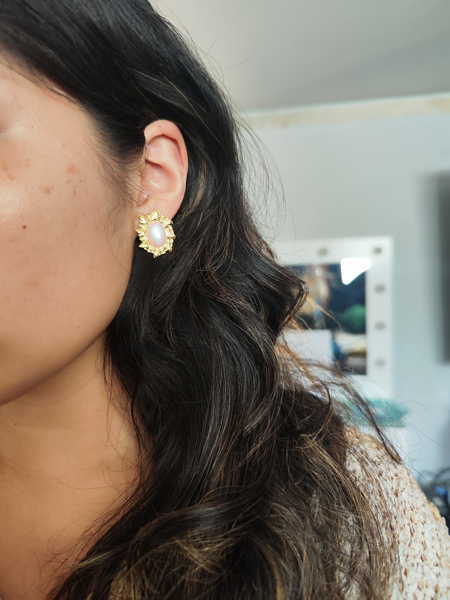 Aretes barrocos pearl