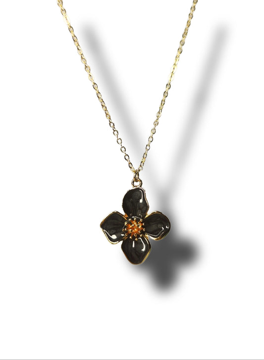 collar black flower🖤