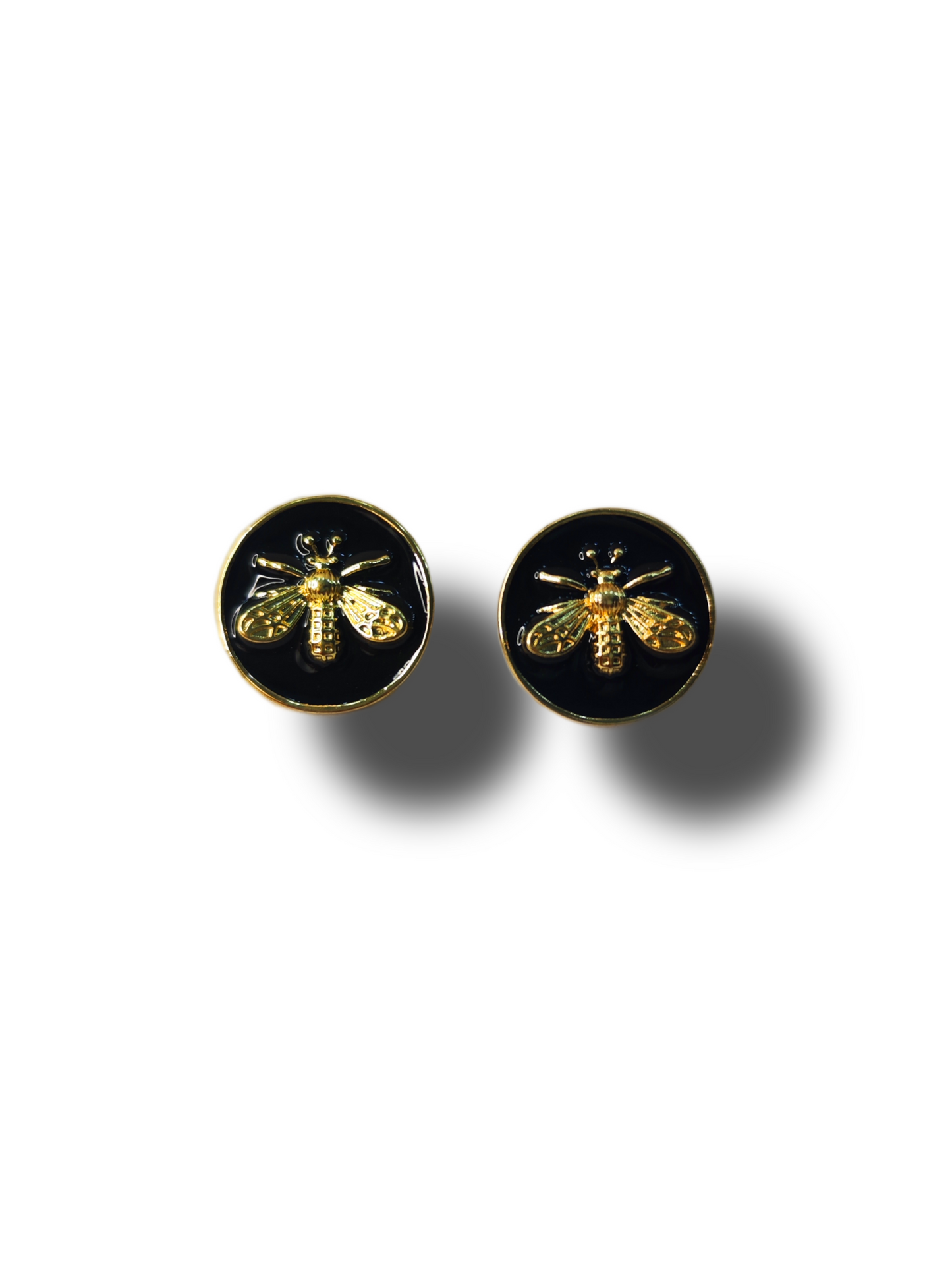 Aretes boton abejas