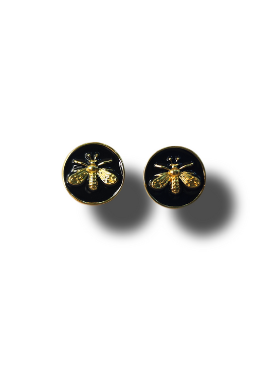Aretes boton abejas
