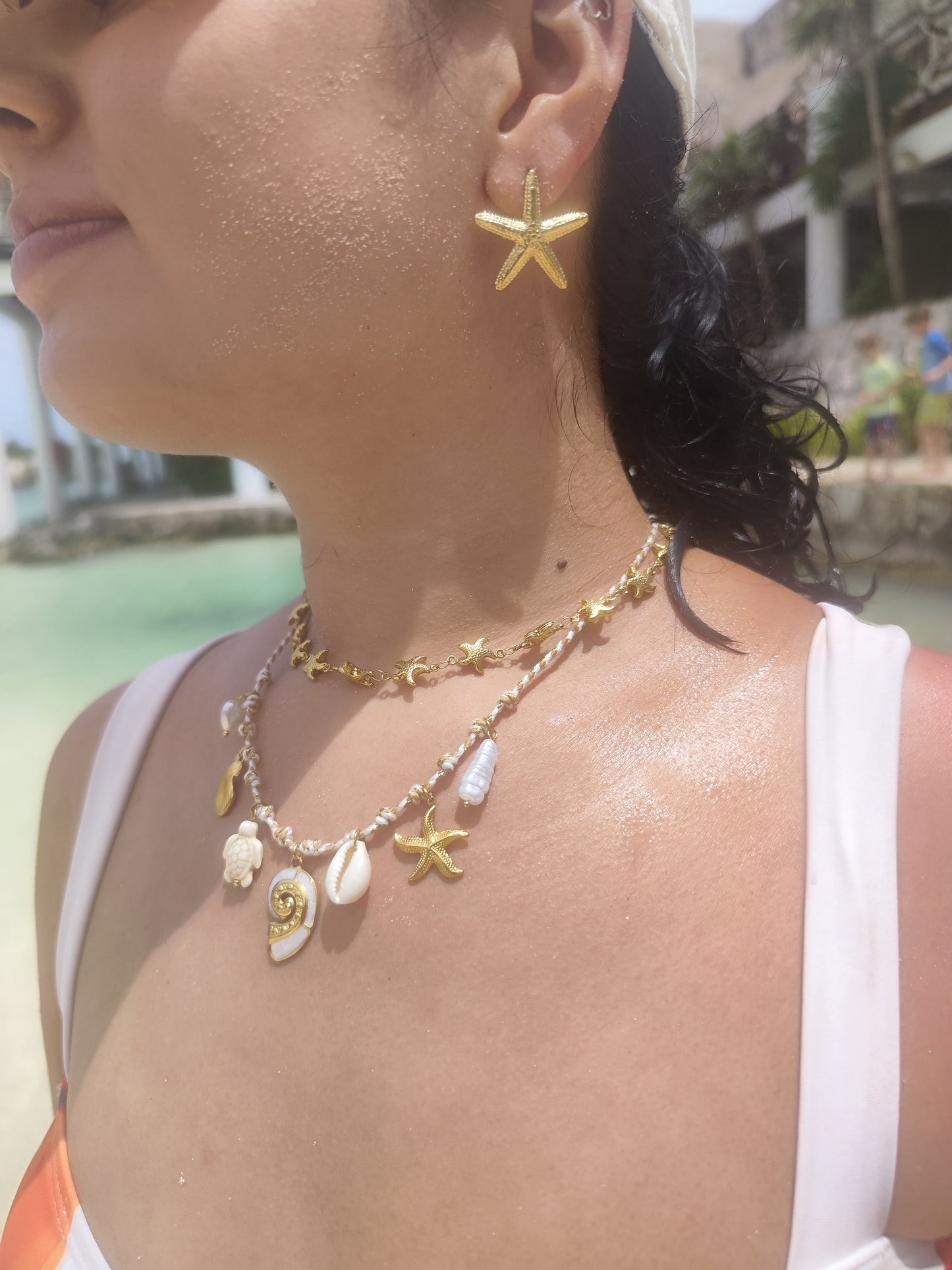 Aretes estrella de mar