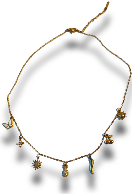 Collar fiesta de mini dijes🌶️