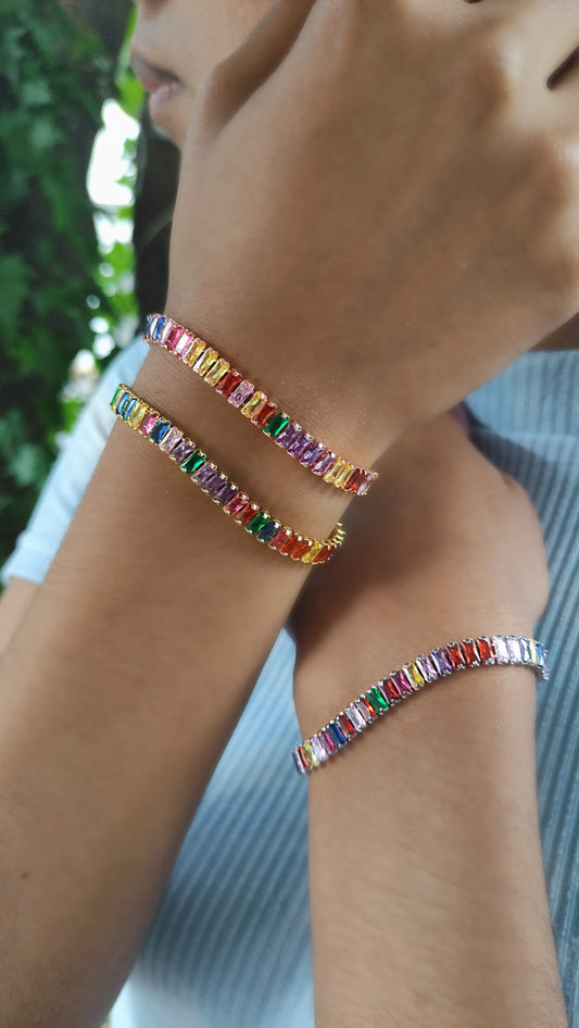 Pulseras de cristales RAINBOW