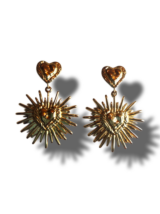 Aretes Sacred hearts❤️‍🔥